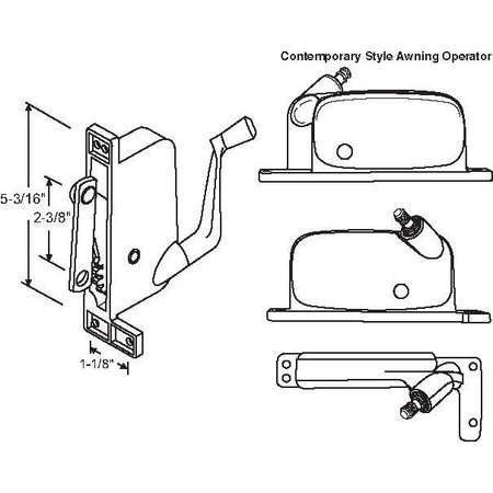 STRYBUC Awning Operator 41-390P D